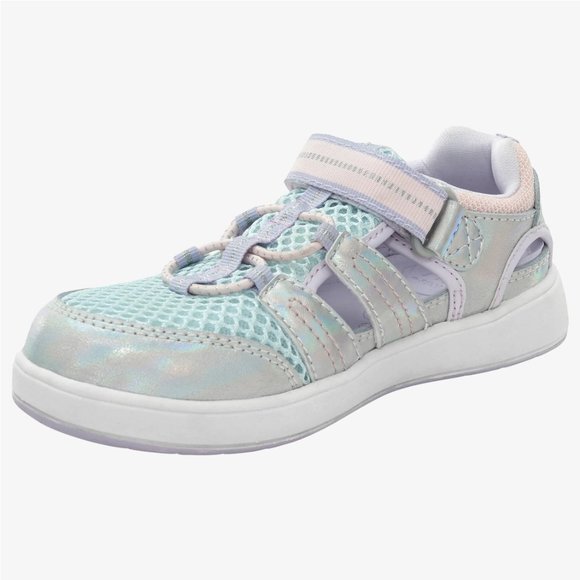 NEW Stride Rite Sizes 5-10 Toddler Girls Seaton Sneaker Sandal Machine Washable - Picture 2 of 8